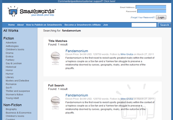 Smashwords – Book Search